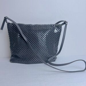 ❗️Vintage Y2K Whiting and Davis Metal Grey Silver Metal Mesh Purse